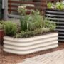 Small Raised Garden Bed – Birdies – 15″ Short – Mist Green
